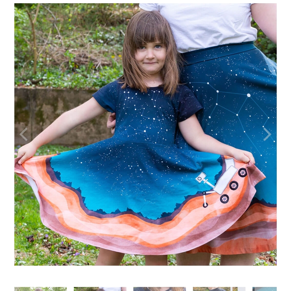 Princess awesome Kids' Space-Themed Dress